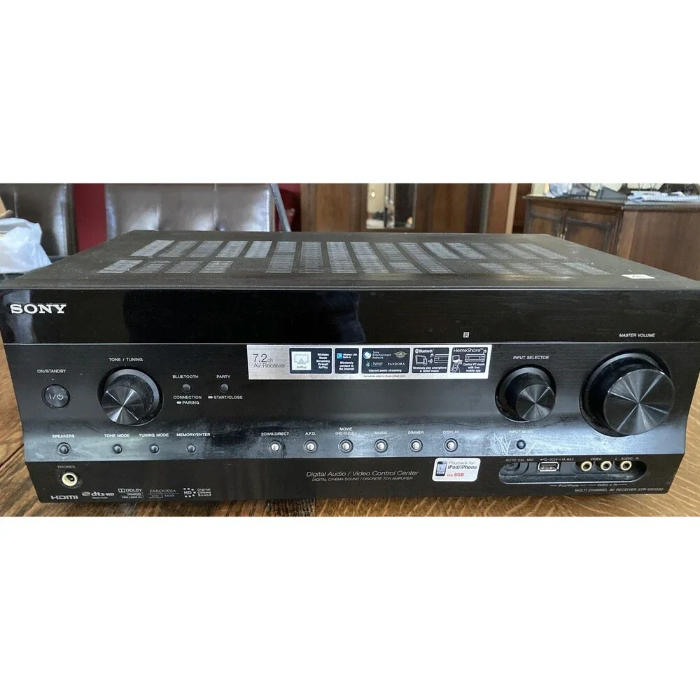 Sony STR-DN1030 7.2 ch Receiver bundle w/remote RM-AAP078 No display PARTS ONLY